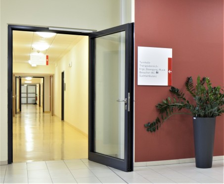 Die Fachtherapieräume in der Virchowstraße finden Sie im Erdgeschoß sowie auf einigen Stationen.